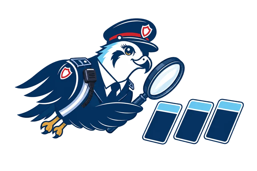 探す、はやぶさのキャラクター